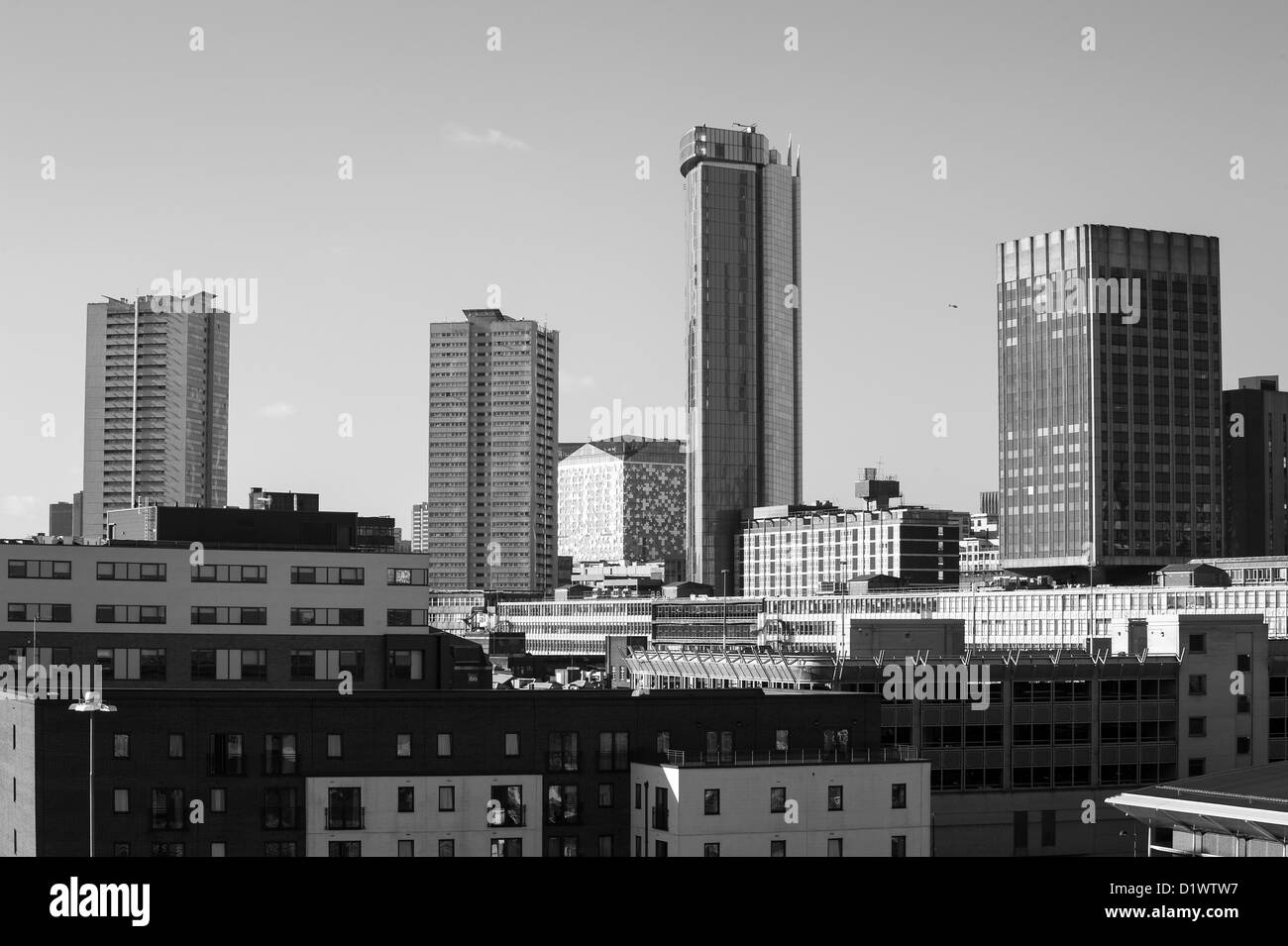 Birmingham city centre skyline, UK Stock Photo