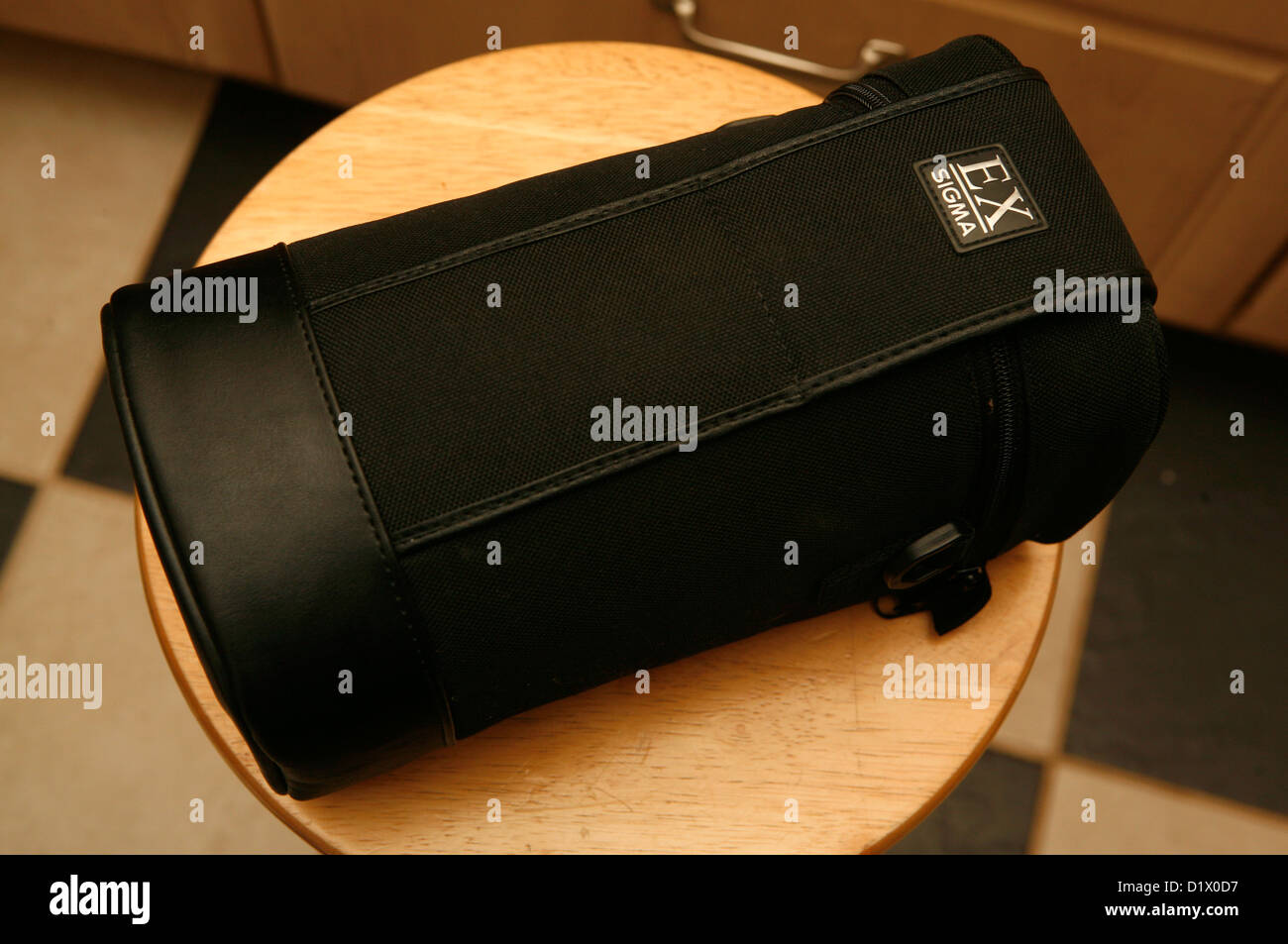 A Sigma EX professional telephoto lens pouch/carry case Stock Photo Alamy