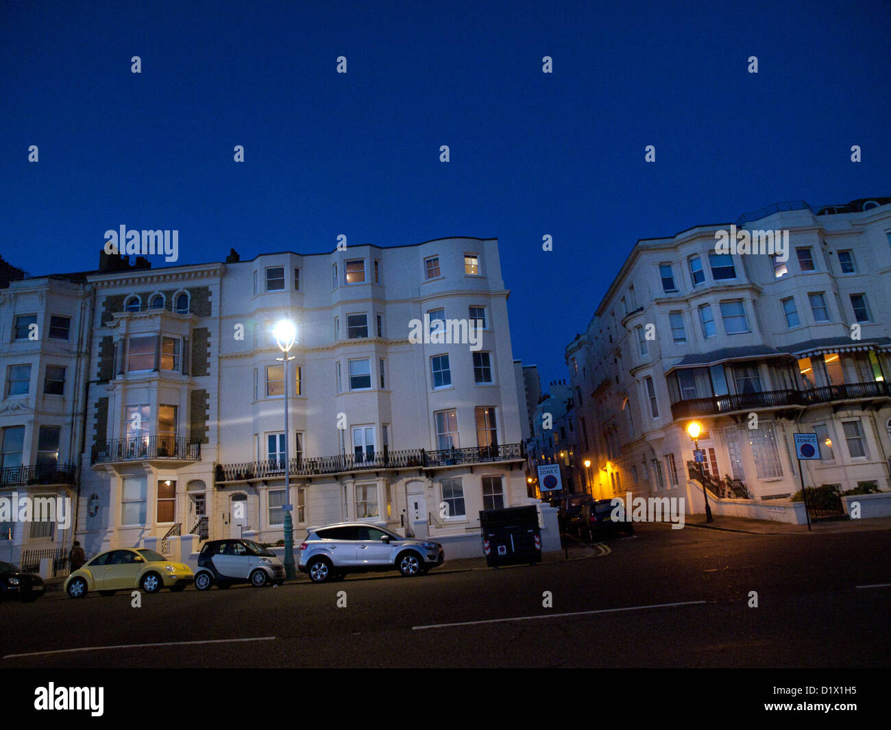 Buildings along Brighton seafront Stock Photo Alamy