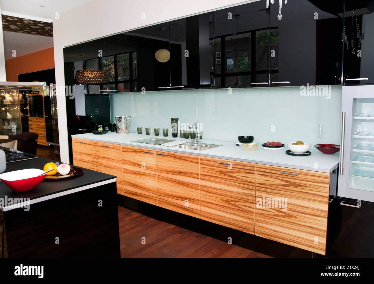 Nice interior furniture kitchen appliances hires stock photography and