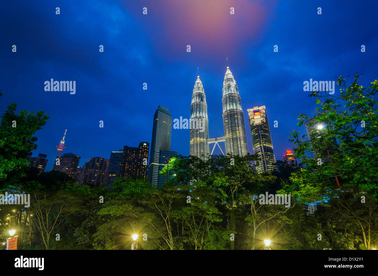Petronas Twin Towers. Kuala Lumpur, Malaysia Stock Photo