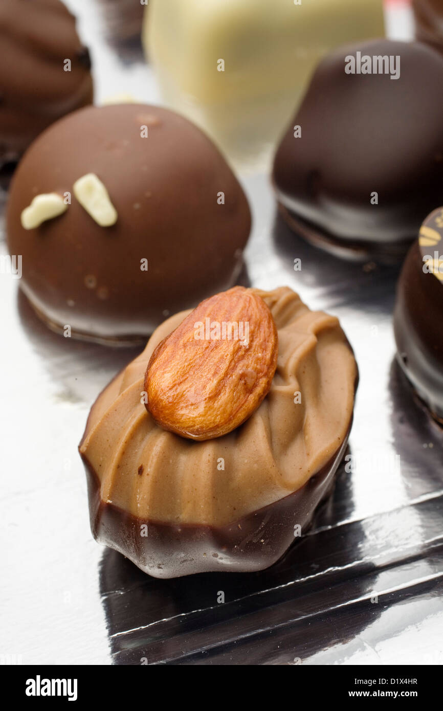 Chocolates Sweets Stock Photo