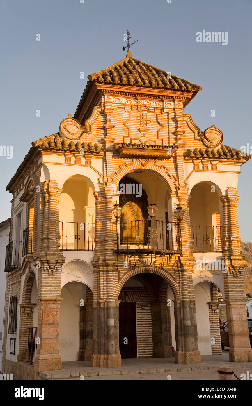 Capilla Tribuna de la Virgen del Socorro Plaza del Portichuelo Antequera Malaga Andalusia Spain Stock Photo