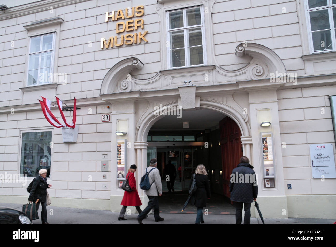 The entrance to the Haus der Musik (House of Music) in Vienna, Austria  Stock Photo - Alamy