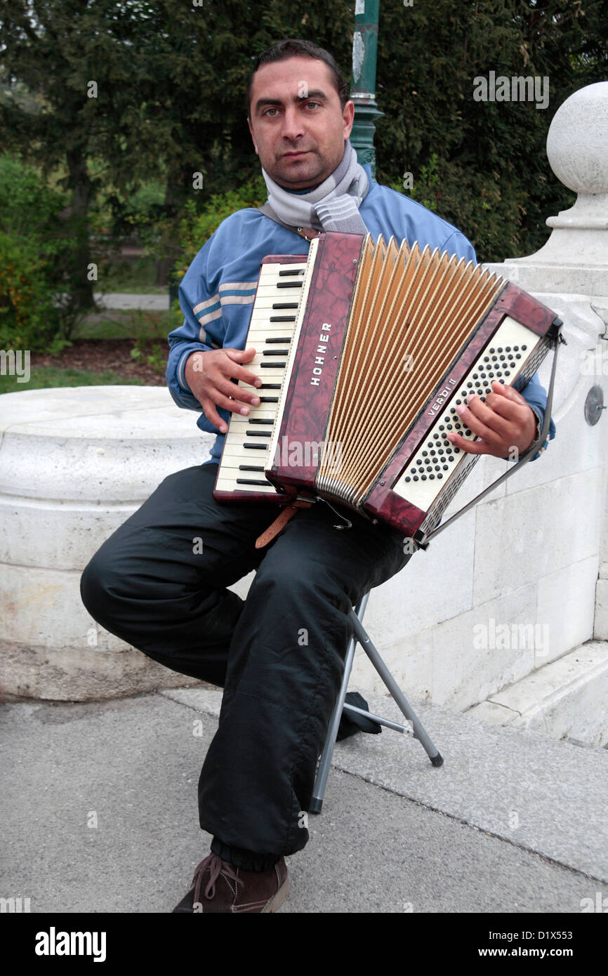 Playing accordion vintage hi-res stock photography and images - Alamy