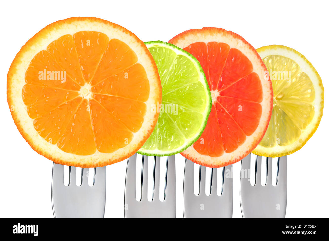 https://c8.alamy.com/comp/D1X5BX/slices-of-citrus-fruit-on-forks-orange-lime-grapefruit-lemon-isolated-D1X5BX.jpg