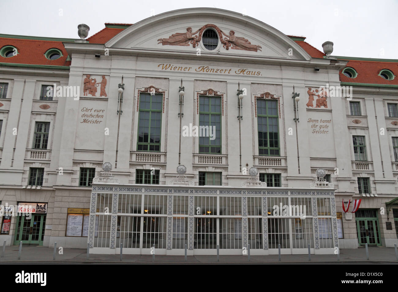 The Wiener Konzerthaus in Vienna, Austria. Stock Photo