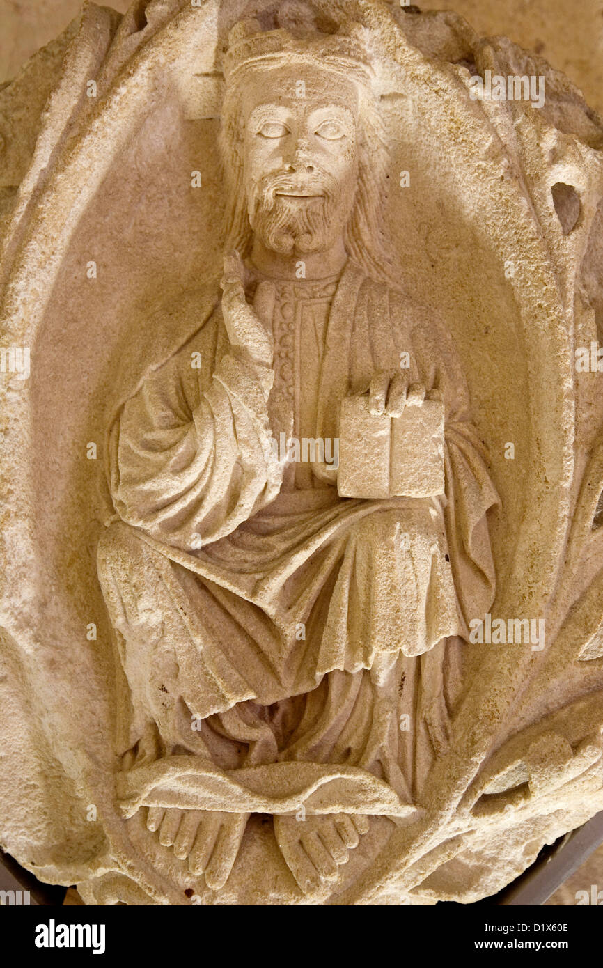 Christ In Majesty Master Romanesque Cathedral Burgos Castilla Leon 