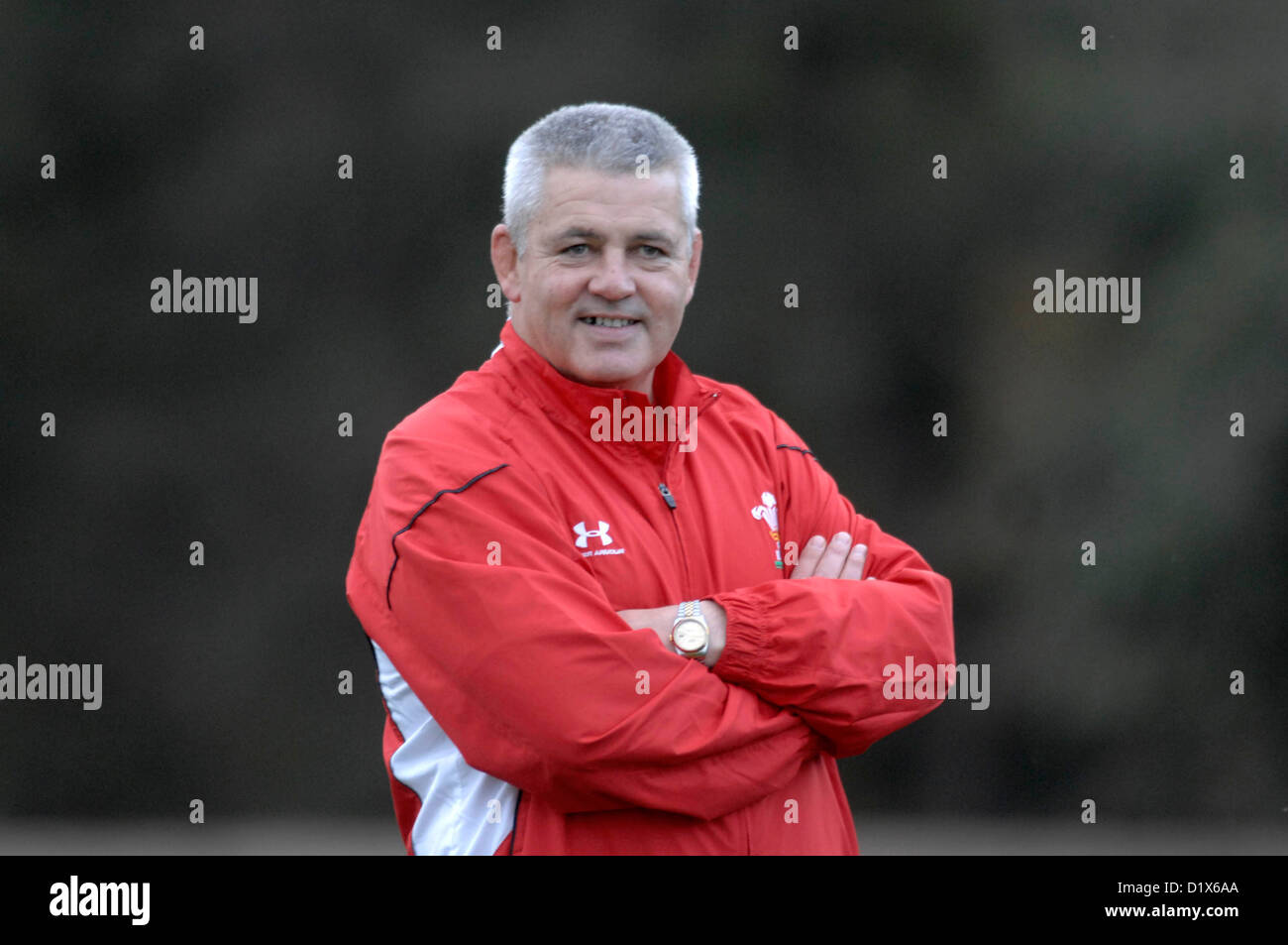 Wales rugby Coach Waren Gatland pictured in 2009. Stock Photo