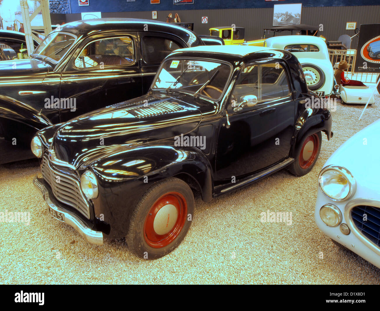 Automobile Museum Reims Champagne 1948 Simca 6 Stock Photo Alamy