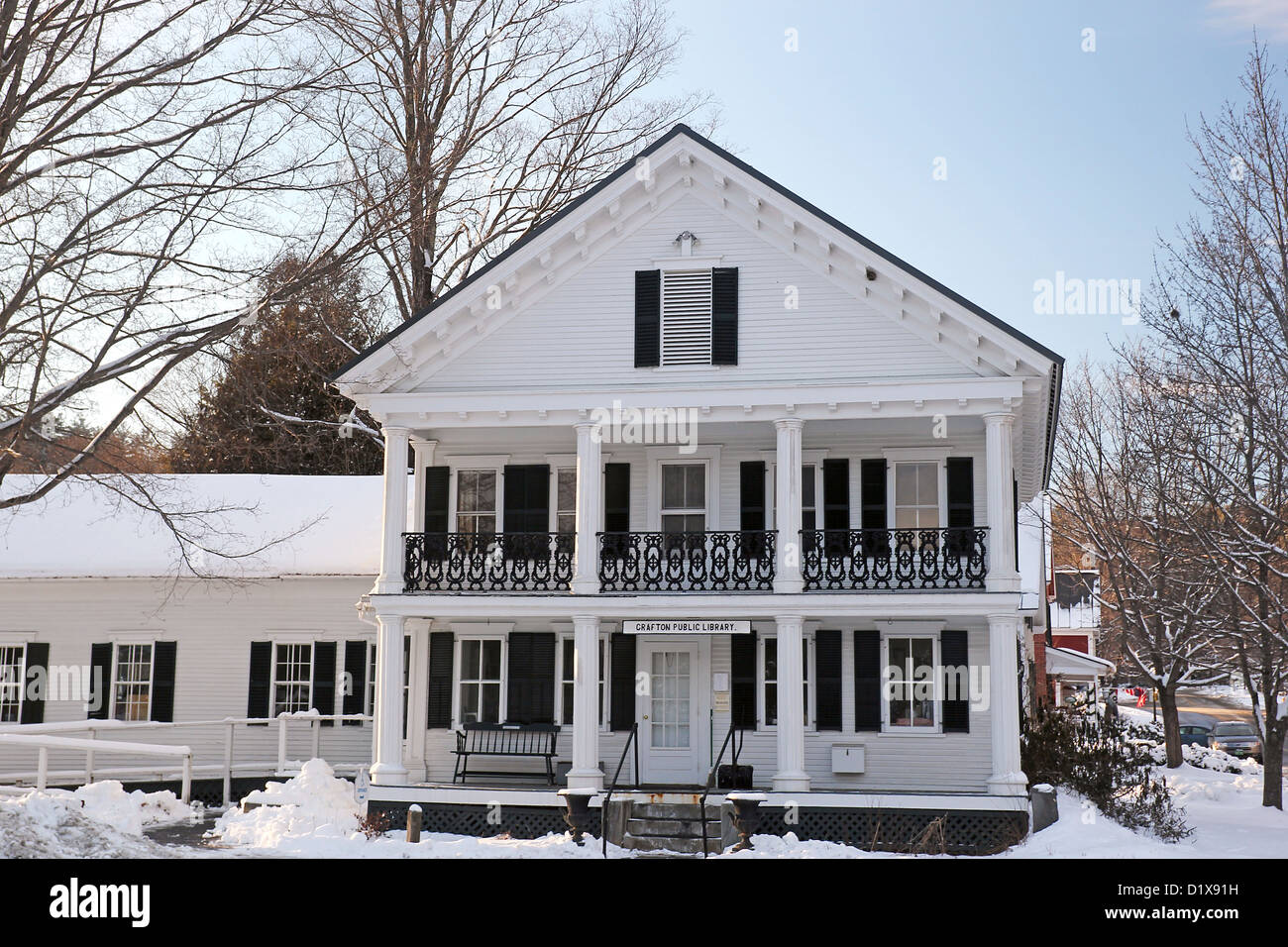Grafton Public Library, Grafton, Vermont Stock Photo Alamy