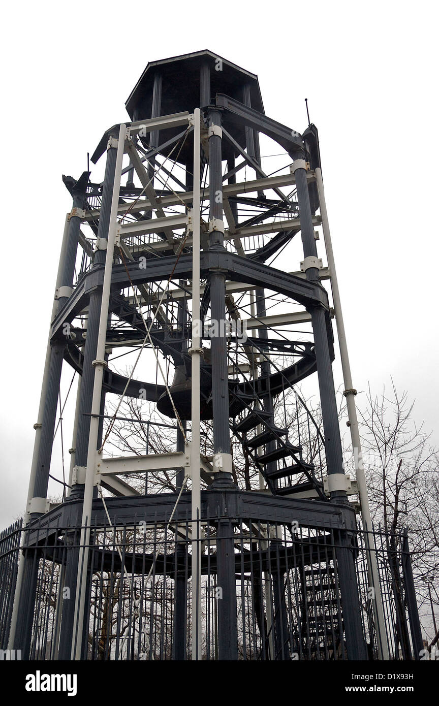 Harlem Fire Watchtower, in Marcus Garvey Park, Harlem, Manhattan, New York City Stock Photo
