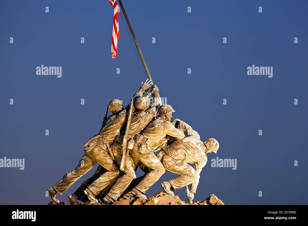 Iwo Jima Memorial (U.S. Marine Corps War Memorial), Arlington, Virginia (Washington, DC) USA Stock Photo