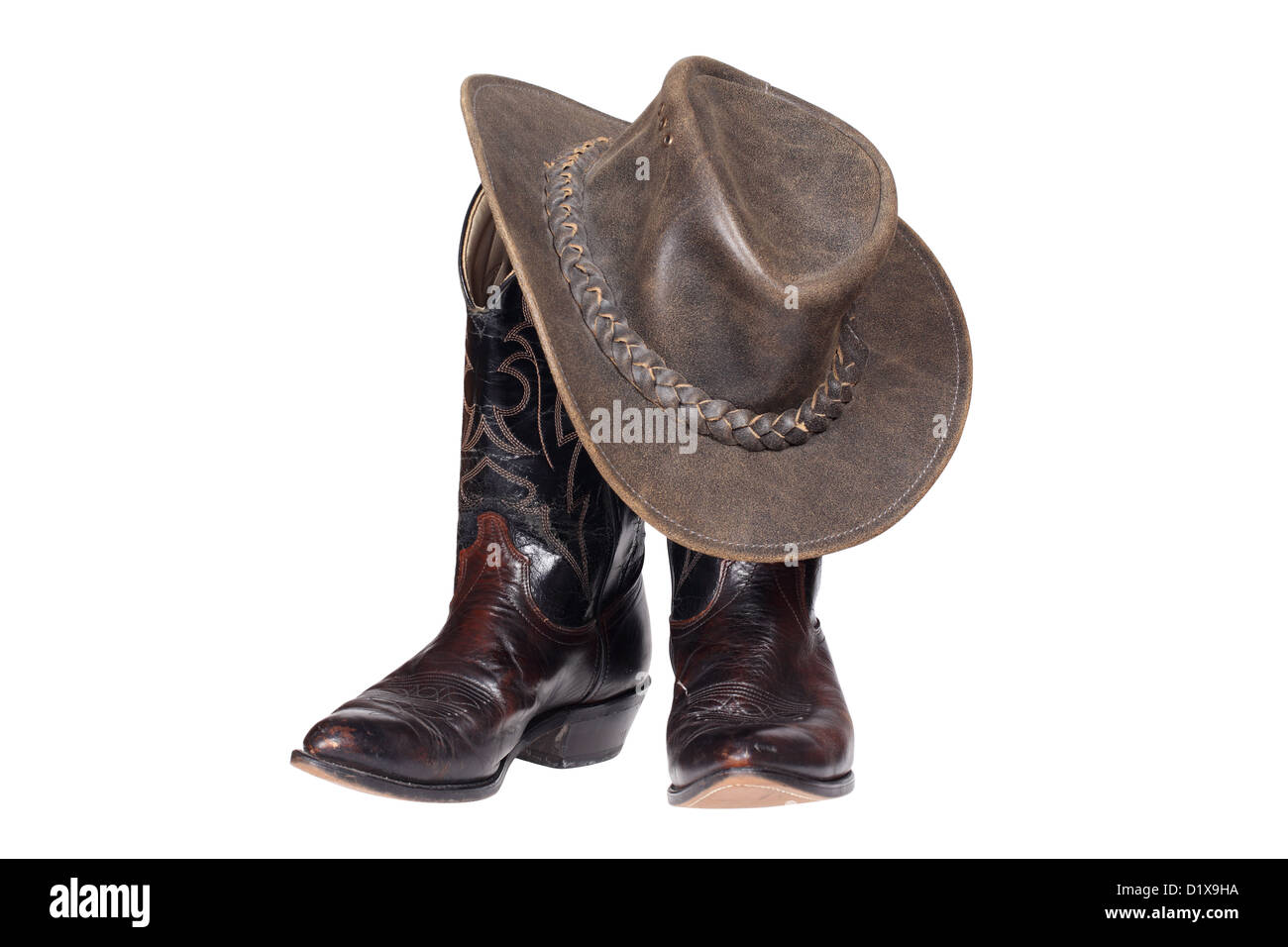 cowboy hat and boots