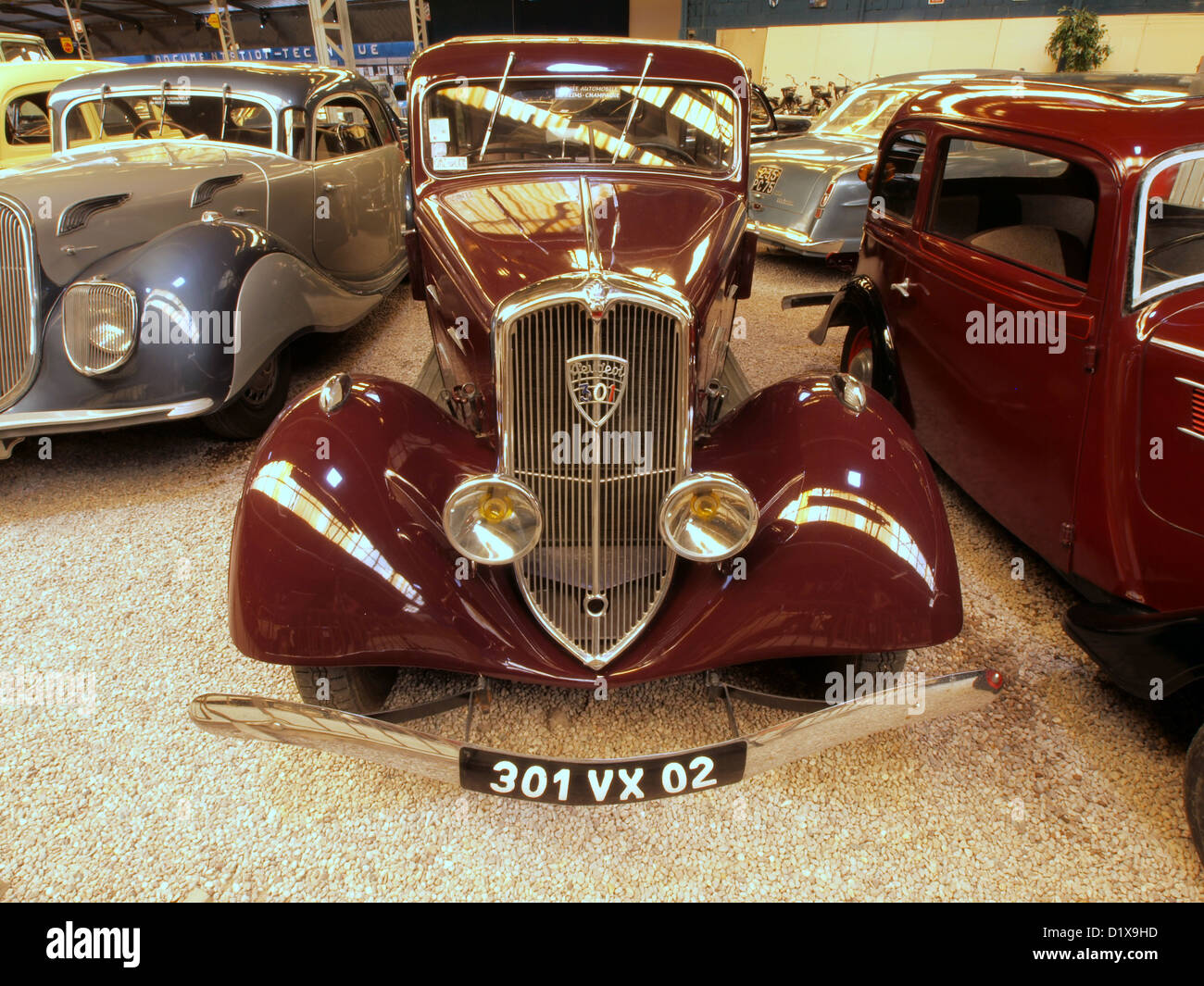 Automobile Museum Reims Champagne 1936 Peugeot 301D Stock Photo Alamy