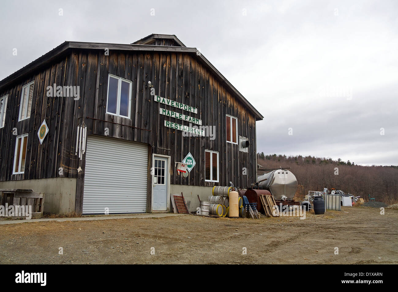 Davenport Maple Farm Restaurant, Shelburne, Massachusetts, United States Stock Photo