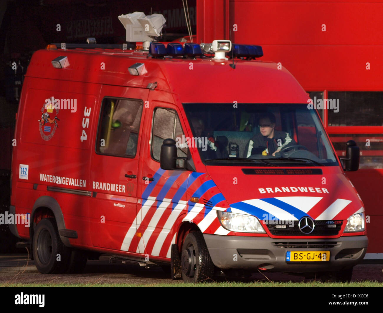 The Mercedes 416 fire engine is a specialized vehicle used by fire ...
