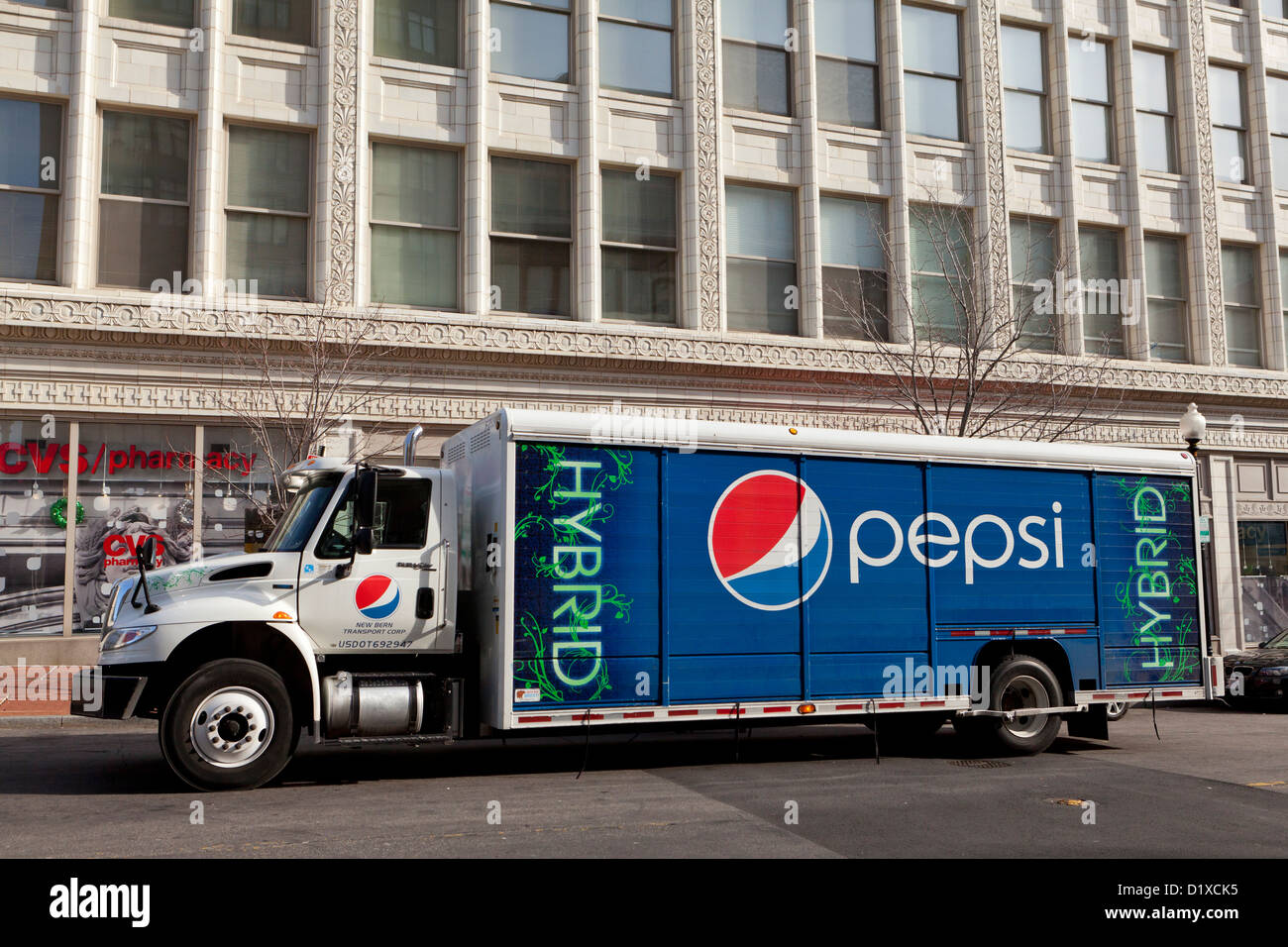 Pepsi Cola delivery truck Stock Photo