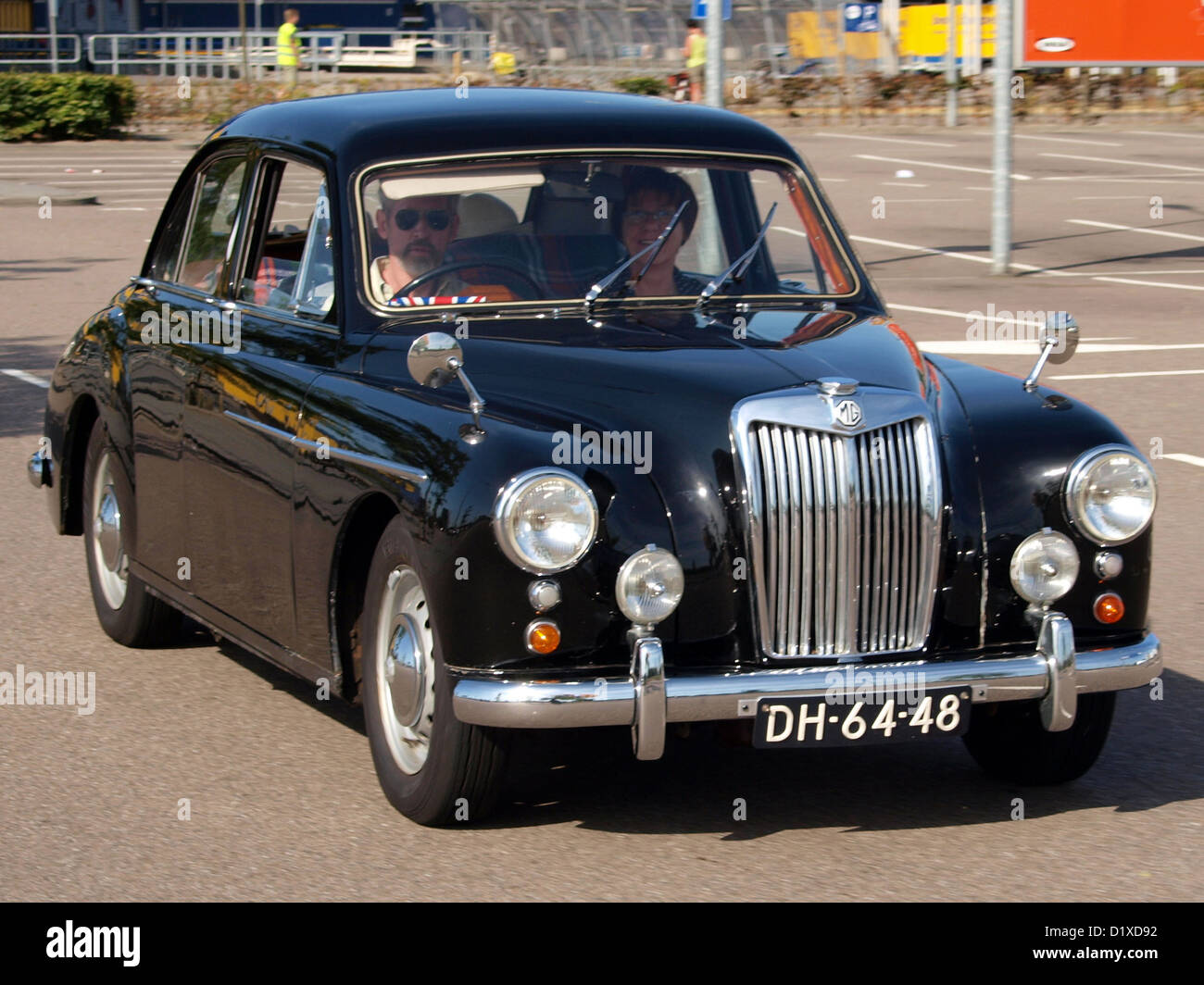 Classic Car Meeting Haarlem MG Stock Photo Alamy