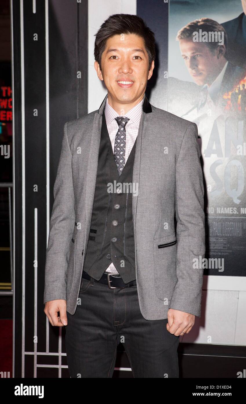 Dan Lin at arrivals for GANGSTER SQUAD Premiere, Grauman's Chinese Theatre, Los Angeles, CA January 7, 2013. Photo By: Emiley Schweich/Everett Collection Stock Photo