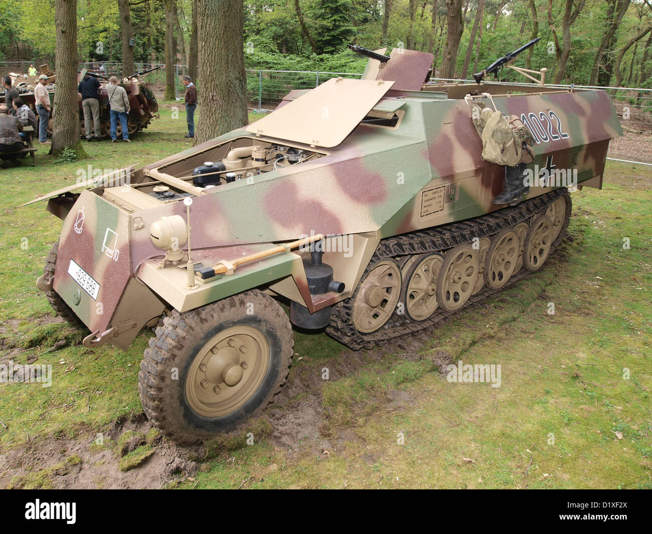 German Hanomag (SdKfz 251/7) halftrack Stock Photo Alamy