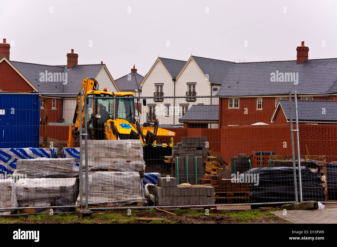 New housing development executive homes Stock Photo Alamy