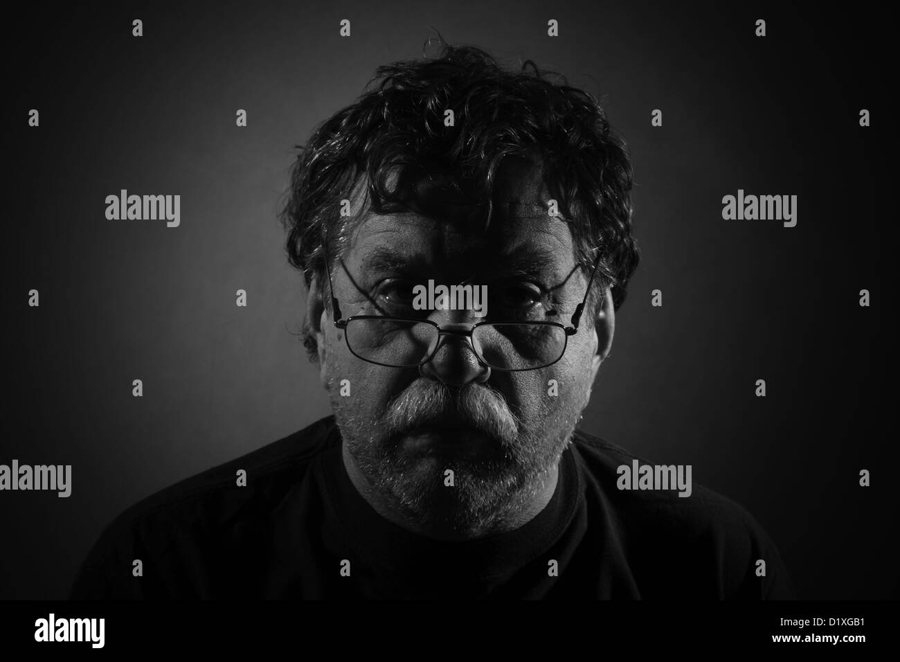Portrait of middle aged men Black and White Stock Photos & Images - Alamy