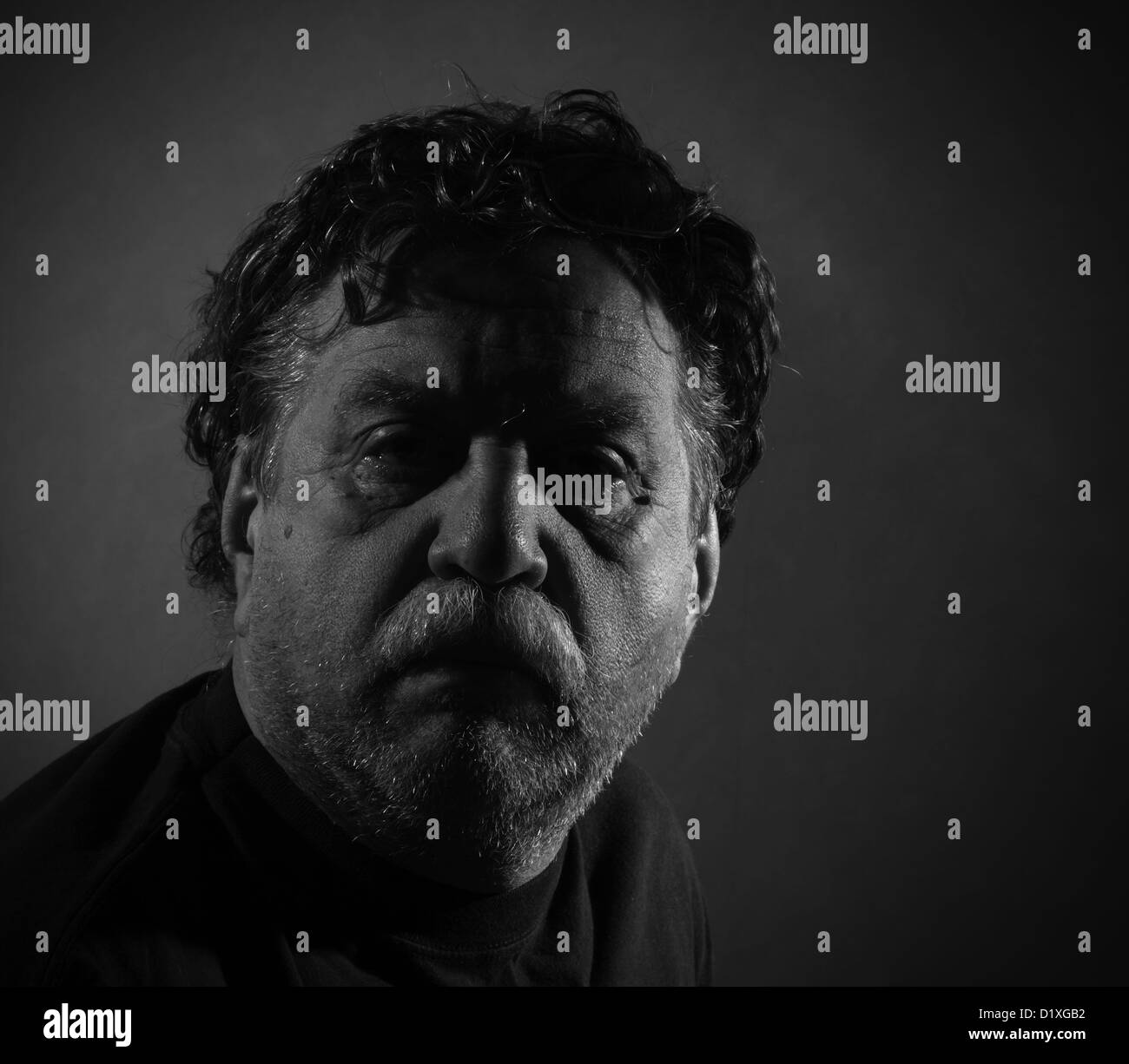 Portrait of middle aged men Black and White Stock Photos & Images - Alamy