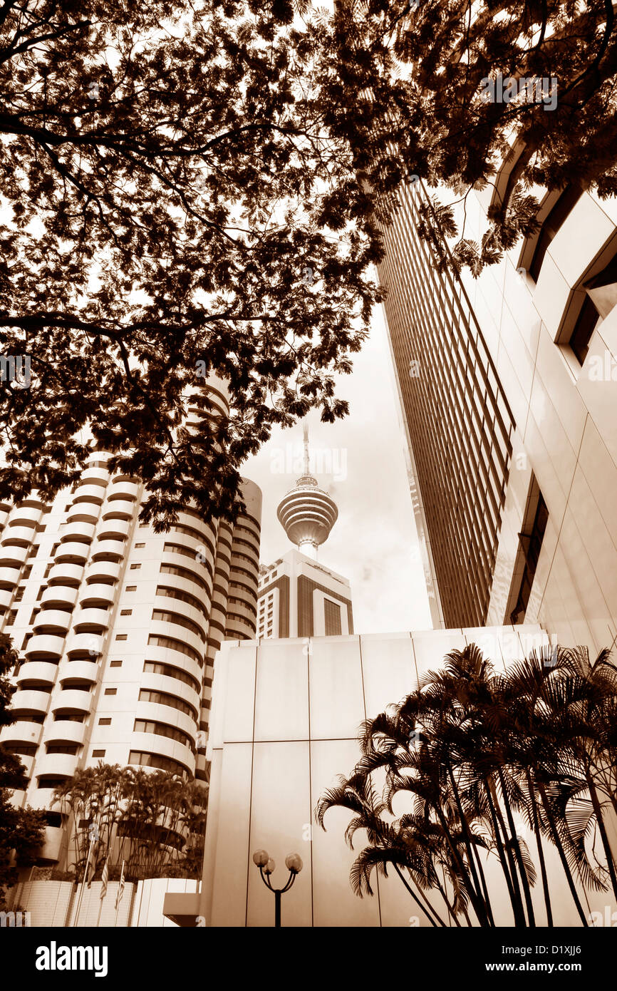 Television tower in Kuala Lumpur. Malaysia Stock Photo