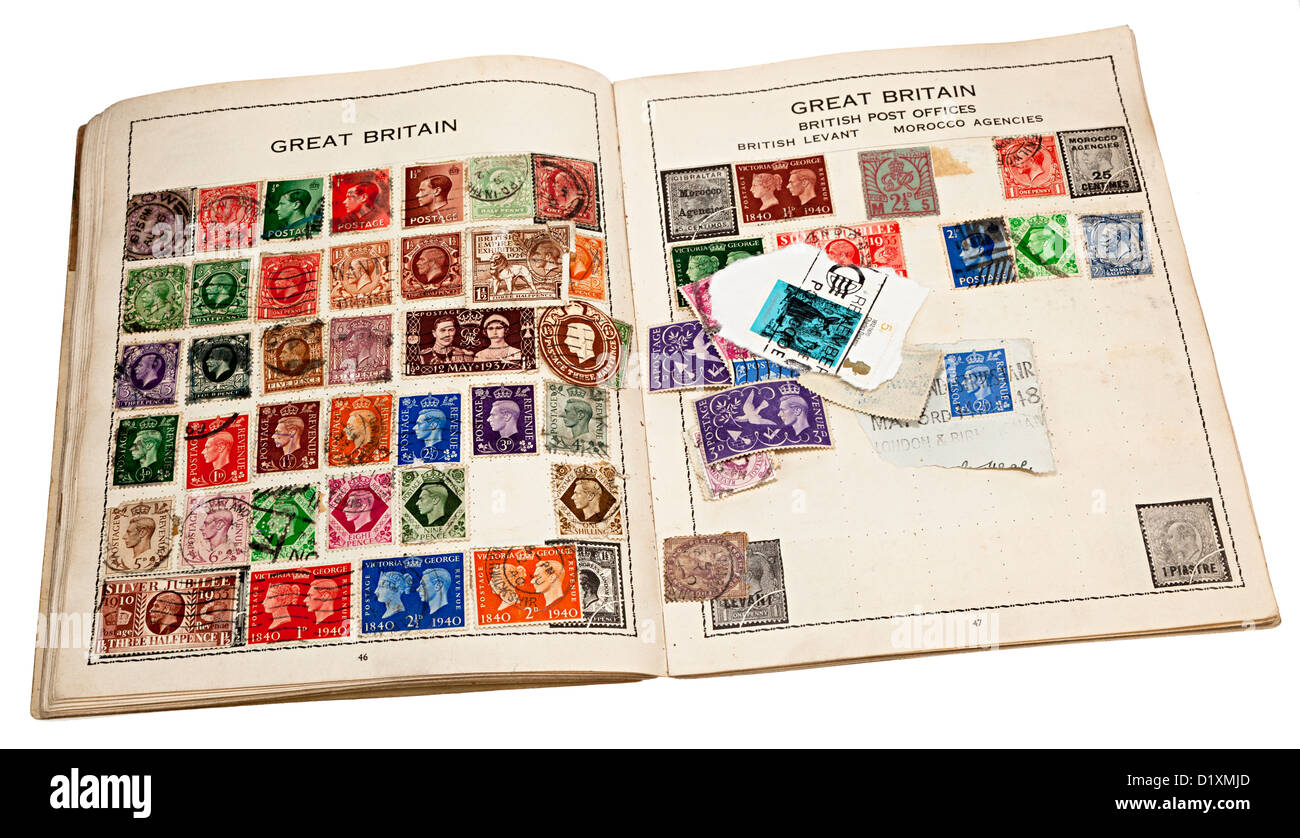 Stamp collecting album hi-res stock photography and images - Alamy