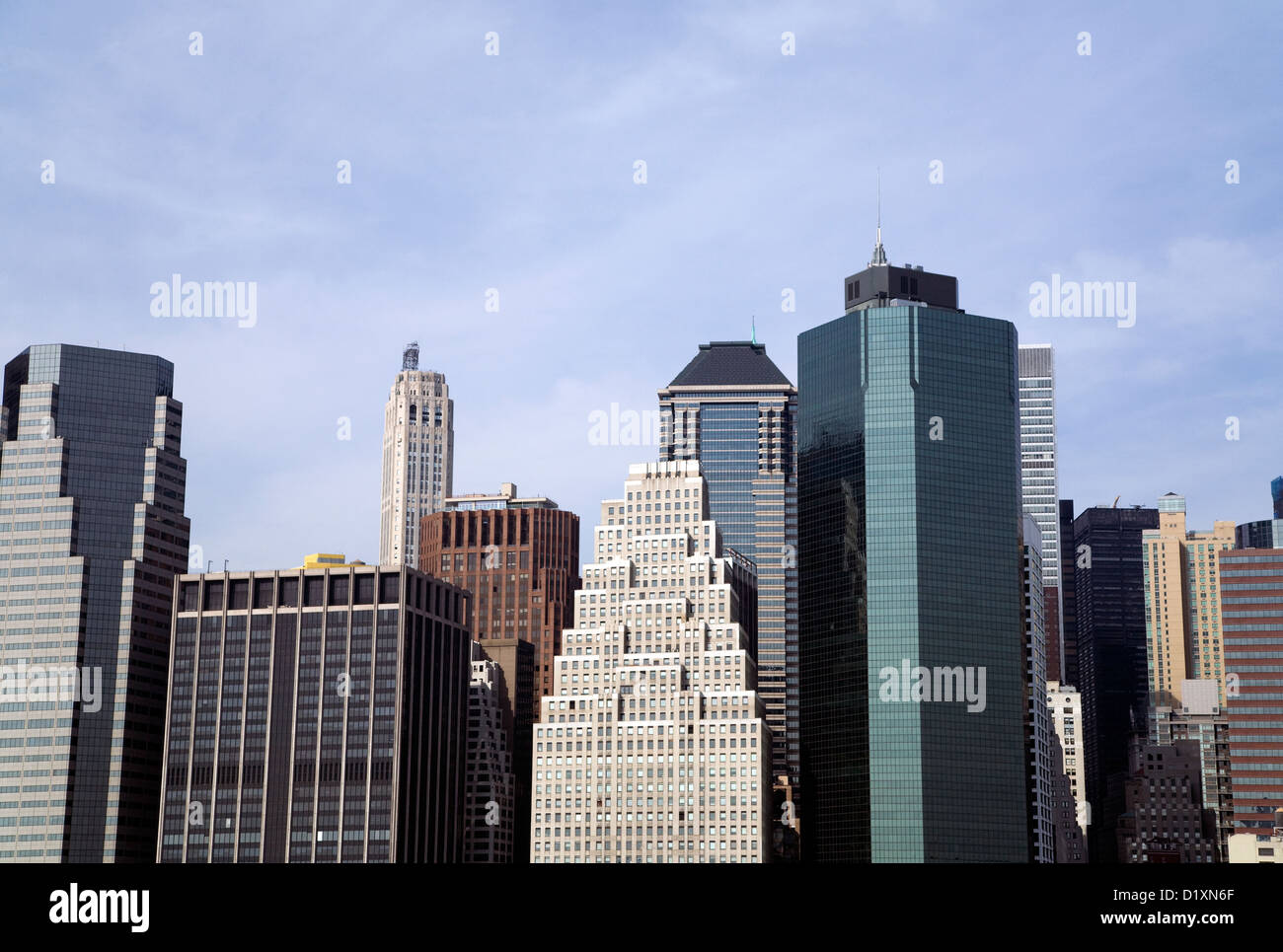 New york skyline close up buildings hi-res stock photography and images ...