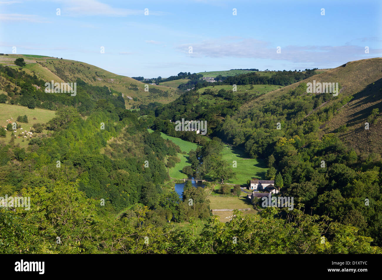 Monsall Dale in Derbyshire Peak District Stock Photo