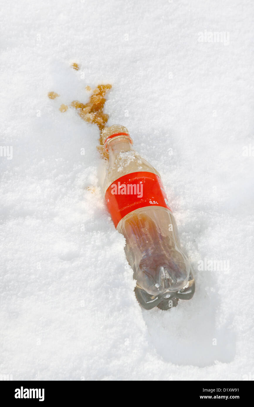 Spilled Plastic Logo Cup of Cola Soda at a Yankees Baseball Game at Yankee  Stadium in The Bronx New York City USA Stock Photo - Alamy