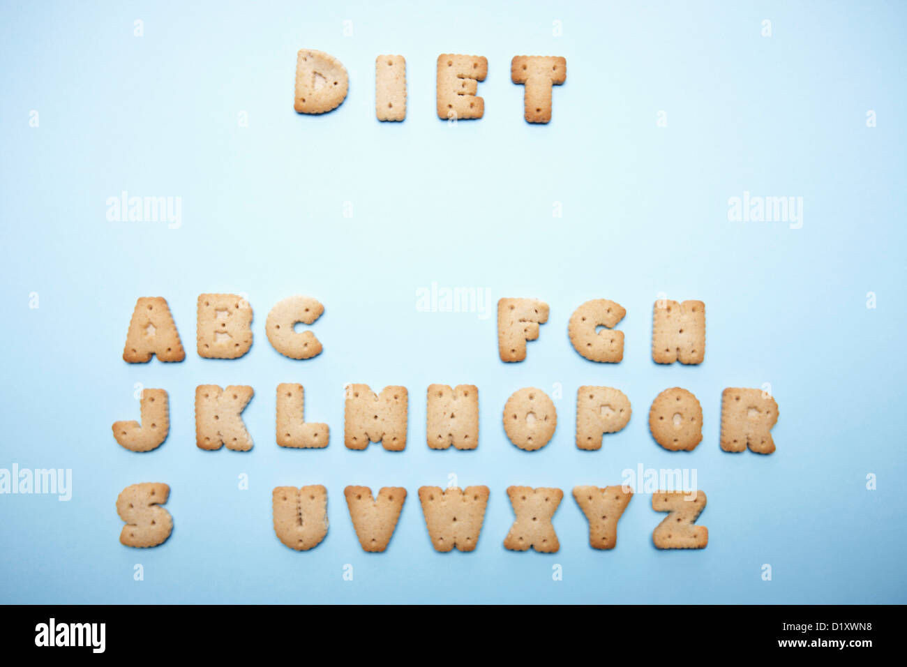 Letter edible alphabet sign food Stock Vector Images - Alamy