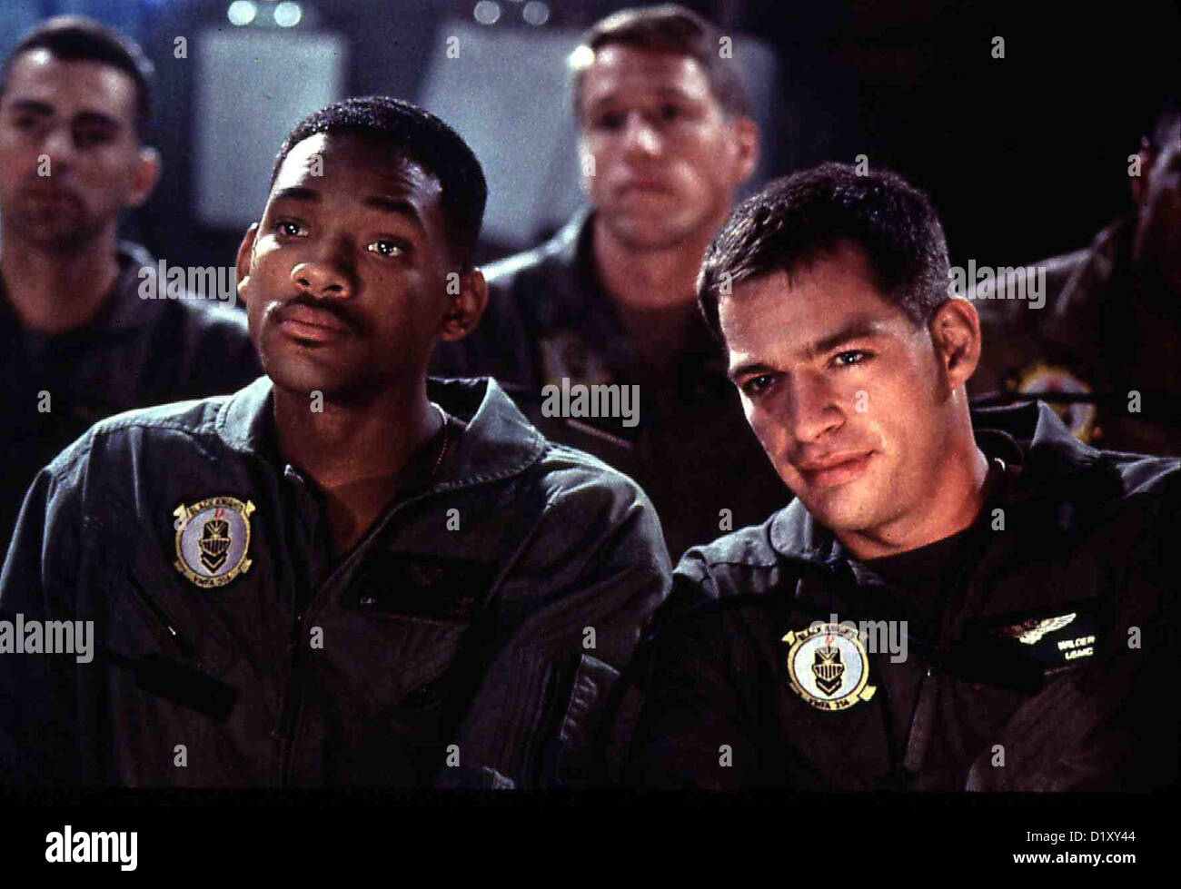 Independence Day  Independence Day  Captain Steven Hiller (Will Smith), Jimmy (Harry Connich,Jr.) *** Local Caption *** 1996 Stock Photo