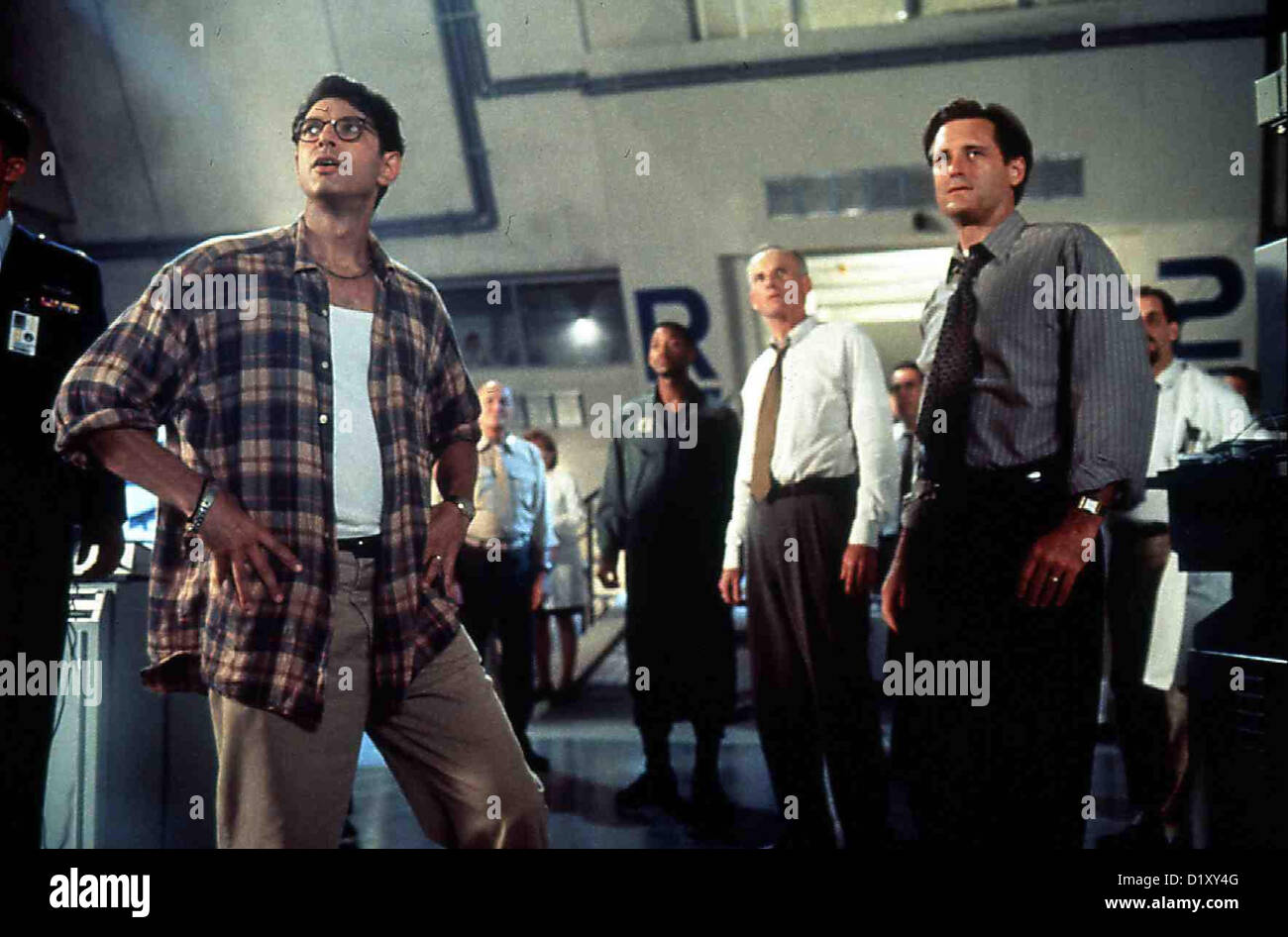 Independence Day  Independence Day  Jeff Goldblum,Will Smith, James Rebhorn, Bill Pullman *** Local Caption *** 1996 FOX , Stock Photo