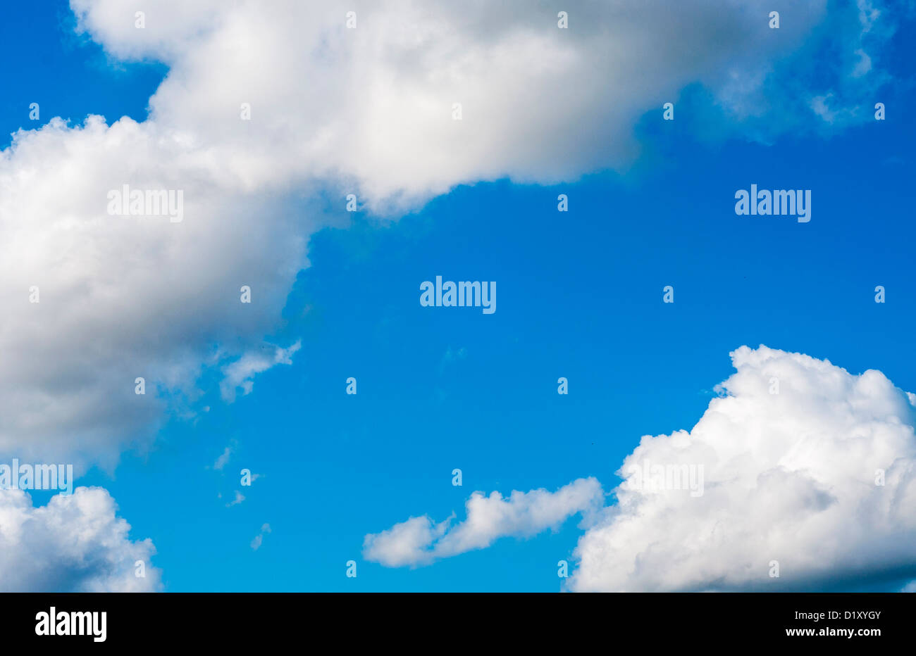 White clouds against blue sky Stock Photo - Alamy