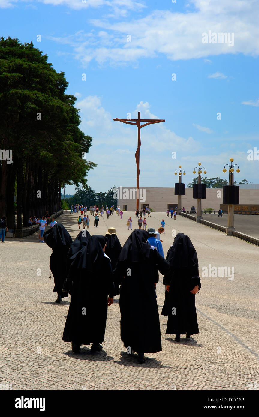 Sanctuary of our Lady of Fatima, Fatima, Estremadura, Portugal Stock