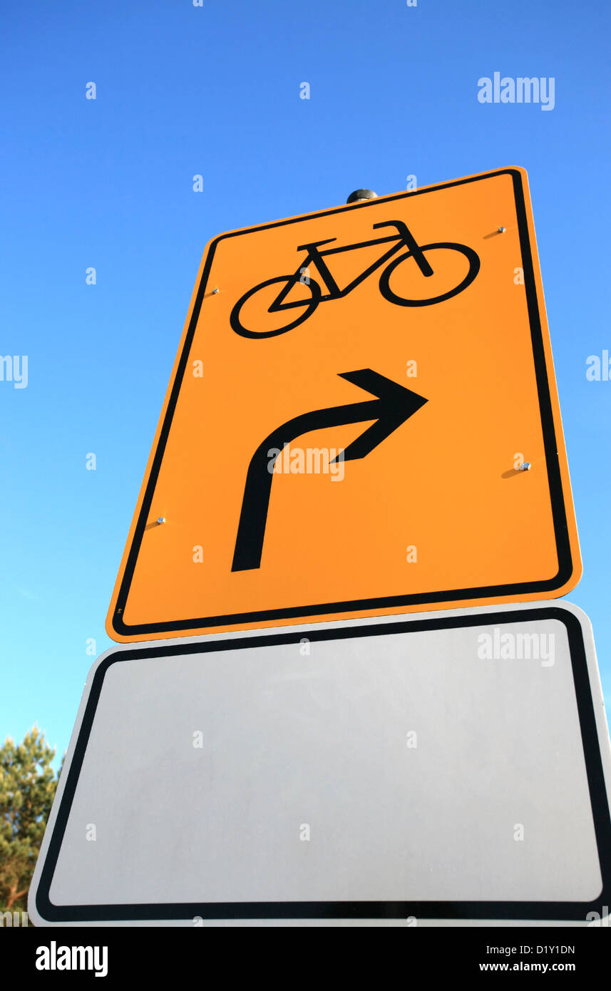 Yellow bicycle symbol hi-res stock photography and images - Alamy
