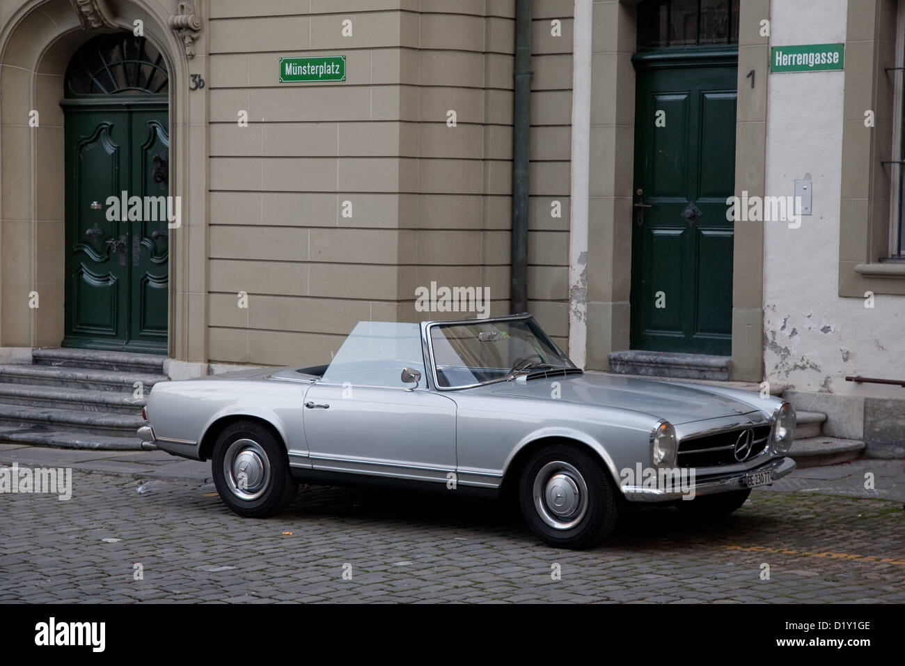 Silver Mercedes 230sl In Street High Resolution Stock Photography and  Images - Alamy
