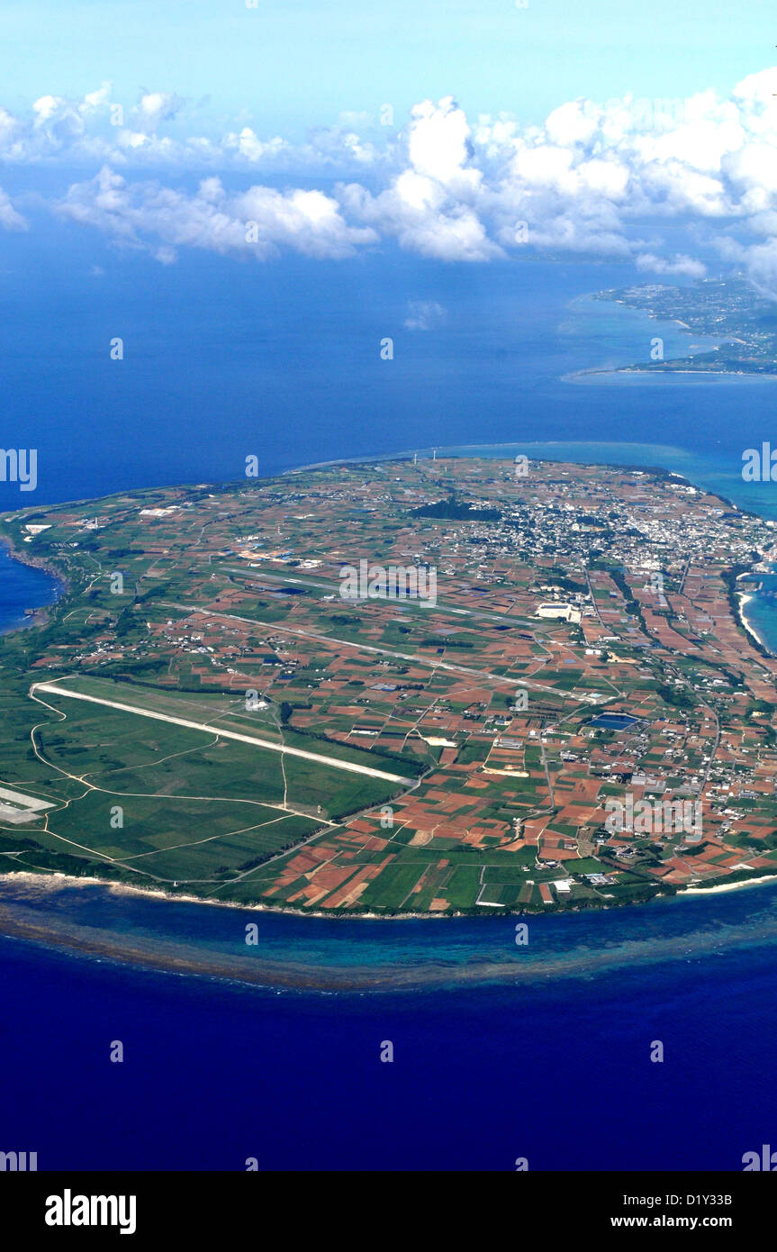Okinawa (Japan), aerial view of Okinawa’s Archipelago Stock Photo Alamy