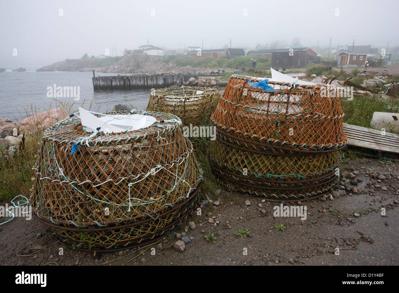 Lobster pots nova scotia hires stock photography and images Alamy