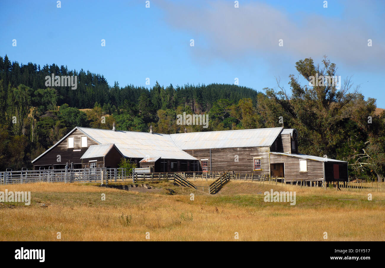 Wool Shed Stock Photo Alamy