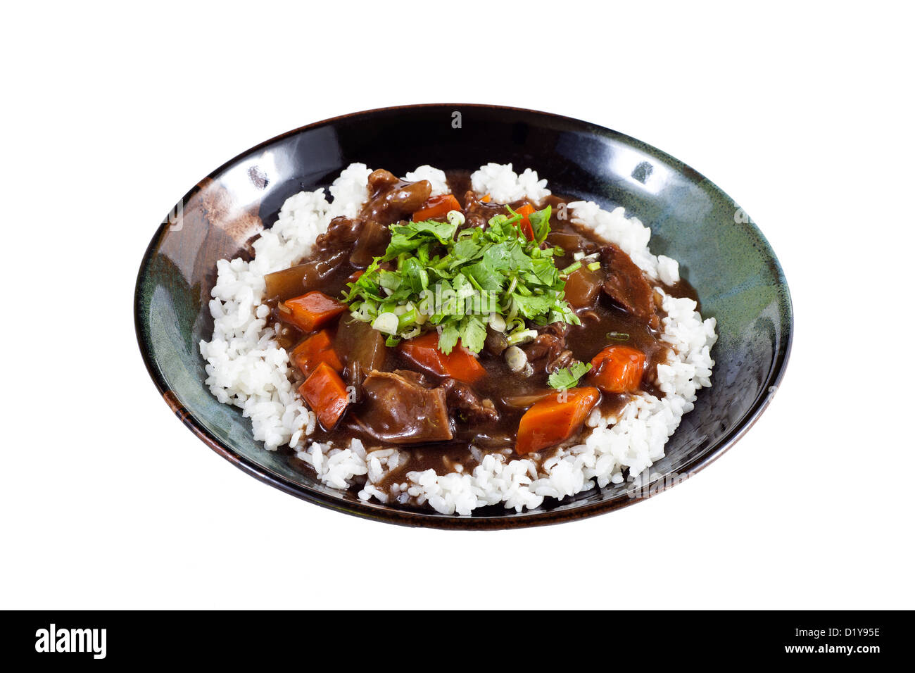 beef rice for adv or others purpose use Stock Photo