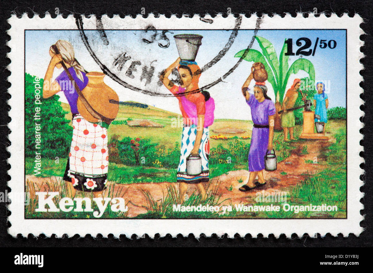 Kenya postage stamp Stock Photo Alamy