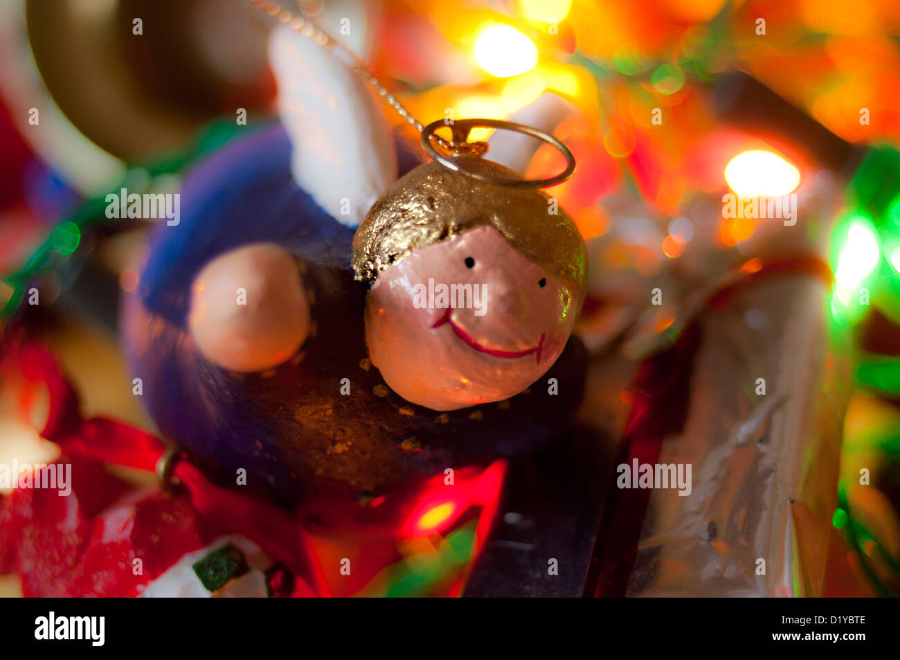 Christmas tree decoration of fat fairy Stock Photo  Alamy