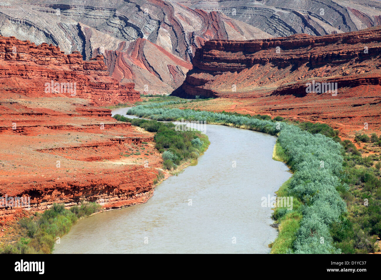 San Juan River, near Mexican Hat, Utah, USA Stock Photo Alamy