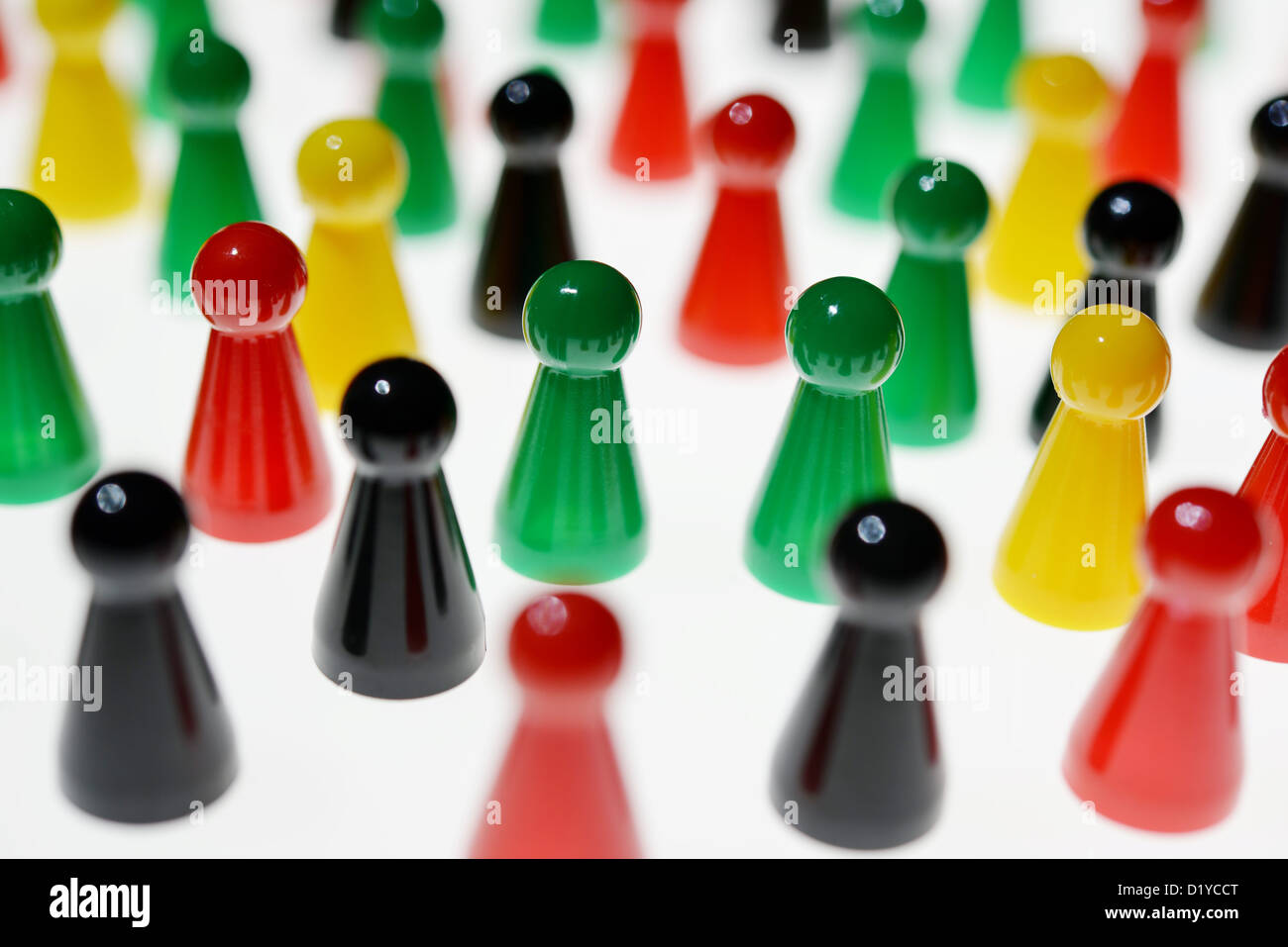 Figures of a game. Photo: Frank May Stock Photo