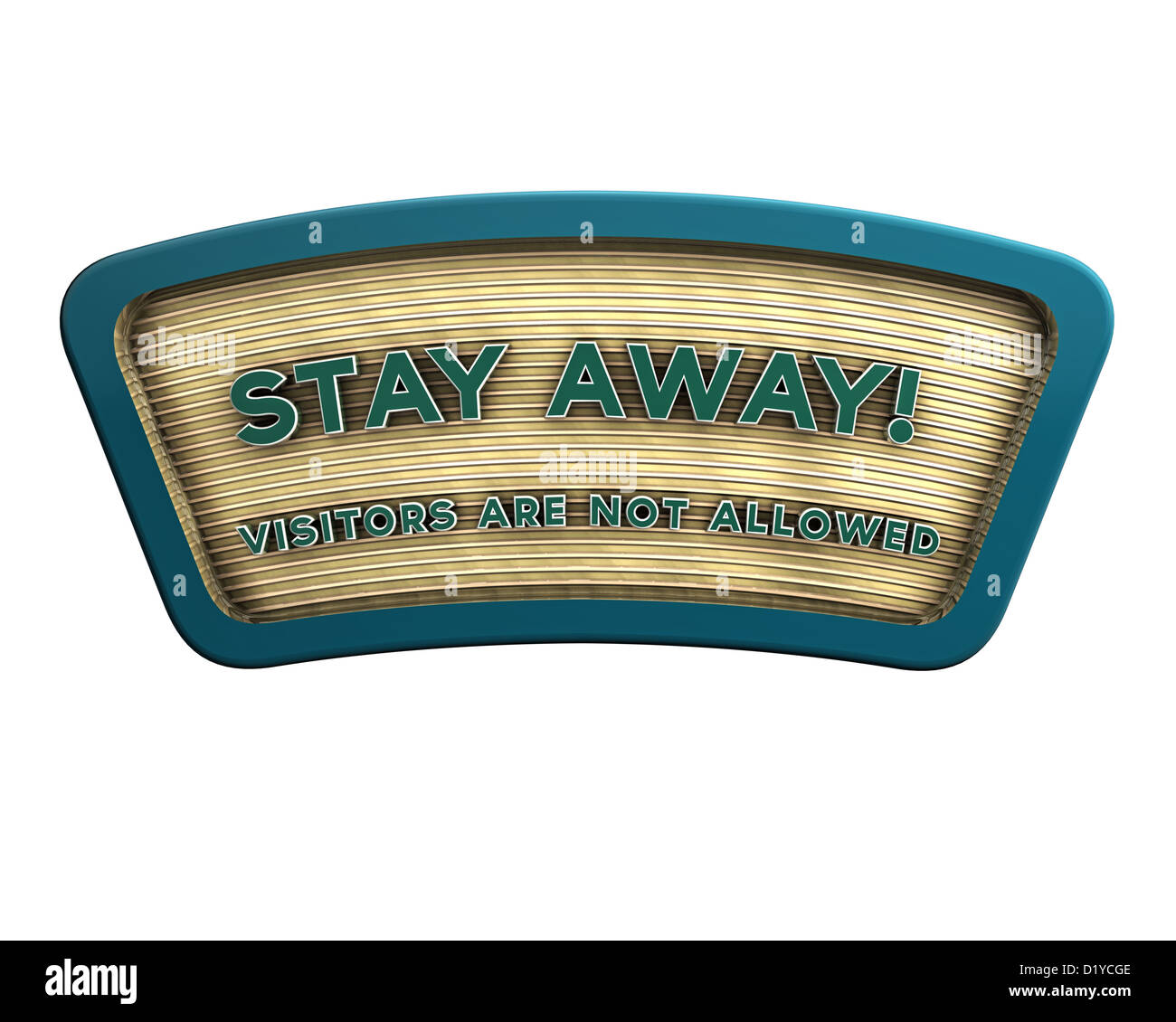 old billboard isolated on white background Stock Photo - Alamy