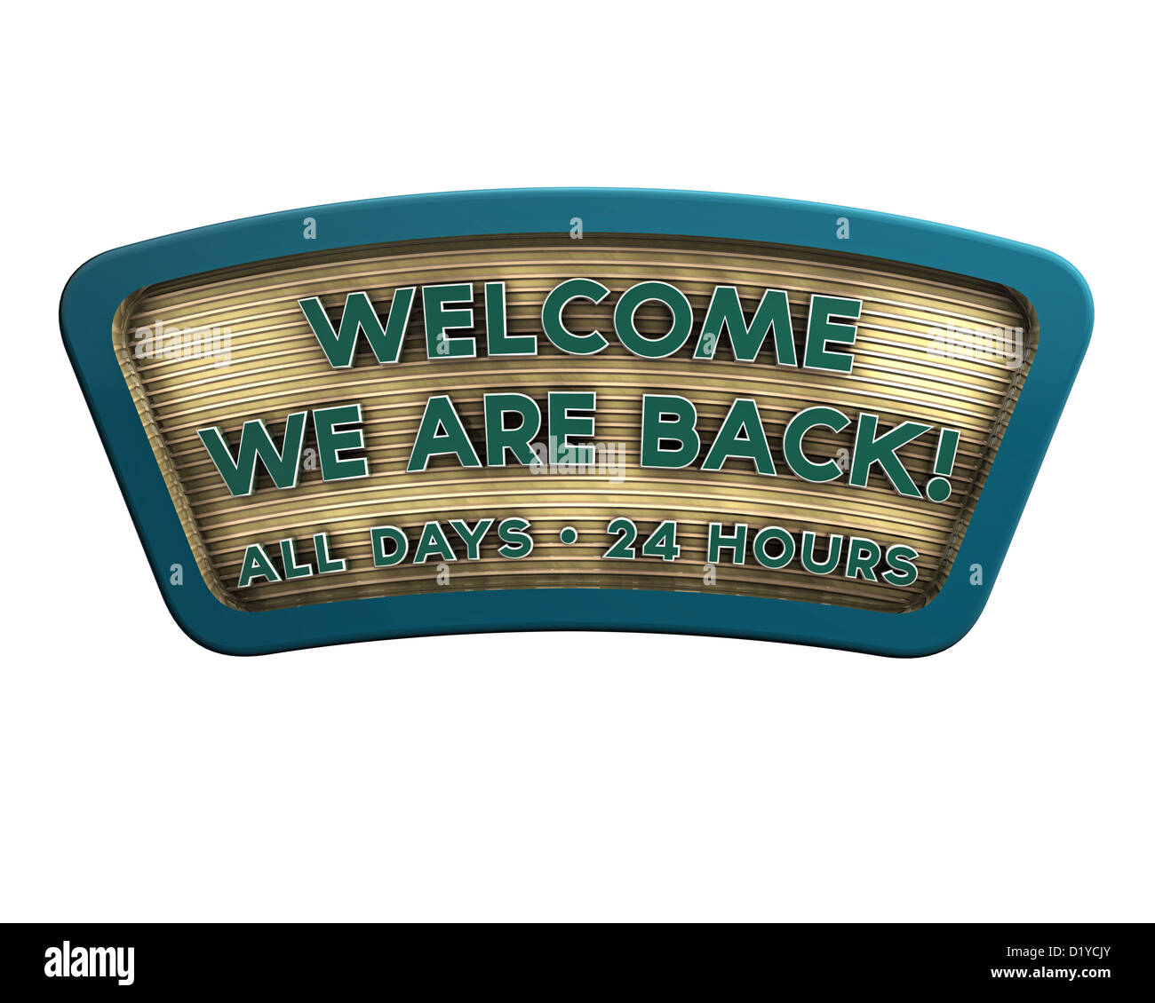 old billboard isolated on white background Stock Photo - Alamy